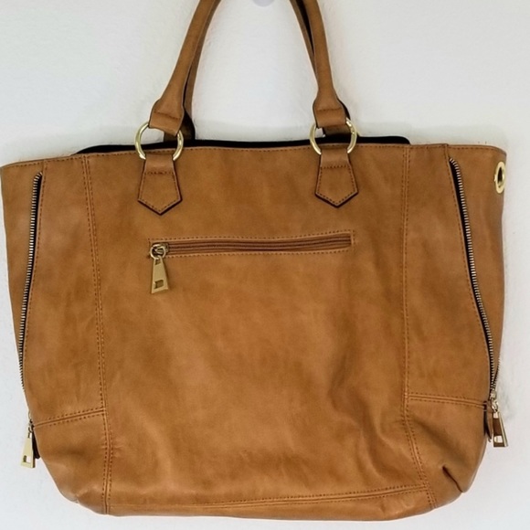 APT. 9 Camel w/Gold Hardware Handbag - Picture 2 of 6